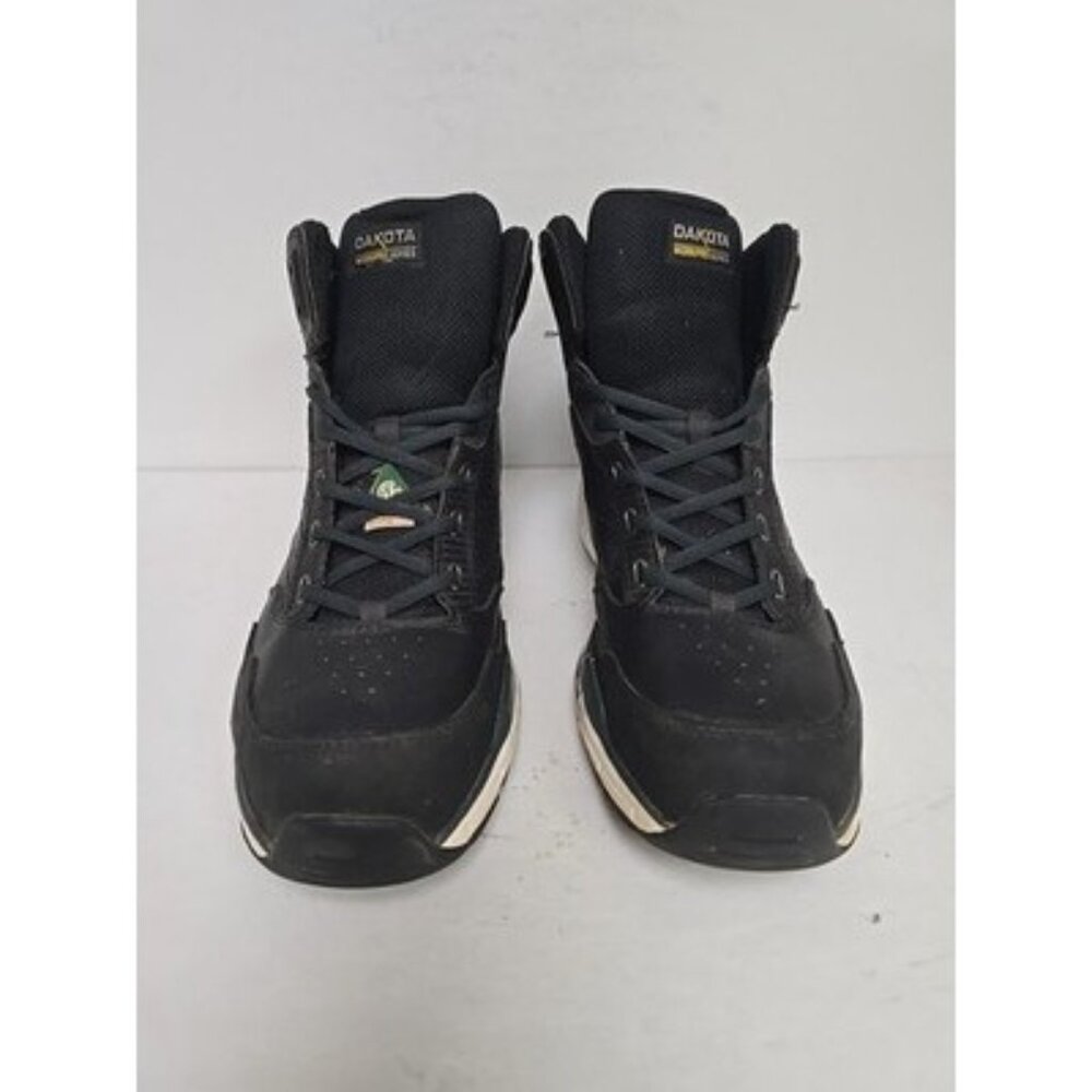 Dakota Men's 3617 Mid-Cut Quad Lite Steel Toe Steel Plate Shoes Black Size 11M - Picture 6 of 8